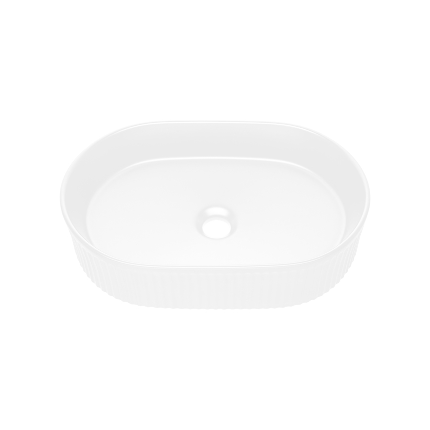 COMAD BEYOND 5 BIANCO ( E-6564 ) - Lavandino da appoggio BEYOND 48x32,5 cm ceramiche/bianco opaco
