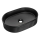 COMAD BEYOND 5 BLACK ( E-6564 ) - Lavandino da appoggio BEYOND 48x32,5 cm ceramiche/opaco nero