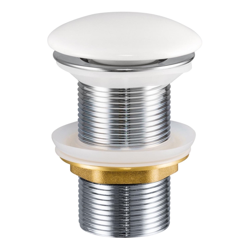 COMAD CLICK-CLACK T201-3 - Scarico del lavandino CLICK-CLACK diametro 7 cm bianco lucido