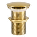 COMAD CLICK-CLACK T201G-3 - Scarico del lavandino CLICK-CLACK diametro 7 cm oro lucido