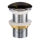 COMAD CLICK-CLACK T201M-B12-3 - Scarico del lavandino CLICK-CLACK diametro 7 cm opaco nero