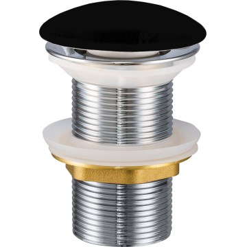 COMAD CLICK-CLACK T201M-B2-3 - Piletta CLICK-CLACK per lavabo ø 7 cm, nero opaco