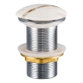 COMAD CLICK-CLACK T201M-W3-3 - Scarico del lavandino CLICK-CLACK diametro 7 cm bianco opaco