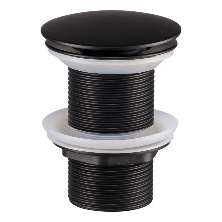 COMAD CLICK-CLACK T201MBG-3 - Scarico del lavandino CLICK-CLACK diametro 7 cm opaco nero