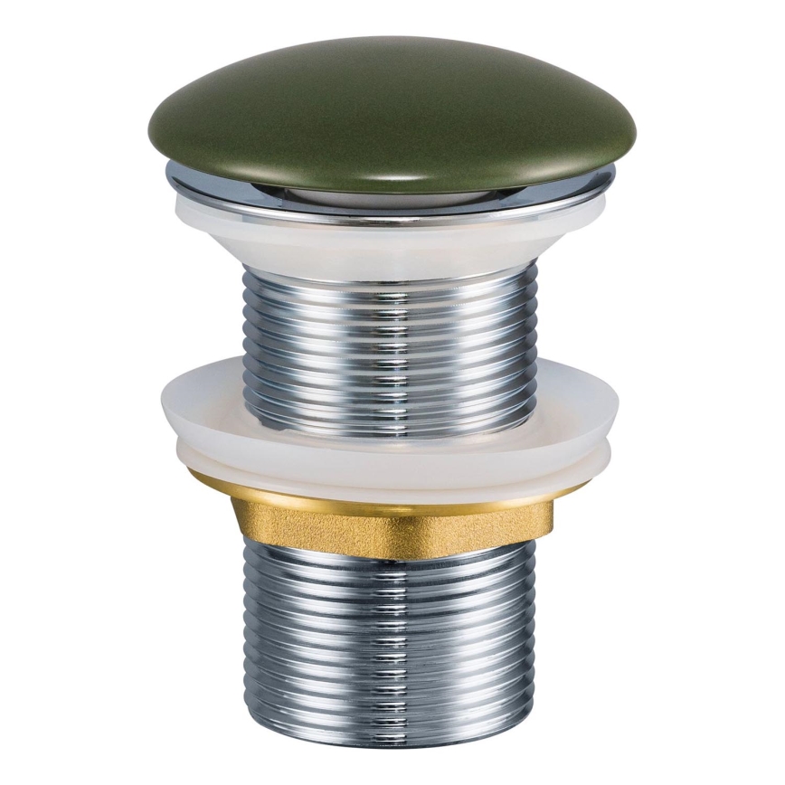 COMAD CLICK-CLACK T201MFG-3 - Scarico del lavandino CLICK-CLACK diametro 7 cm opaco verde