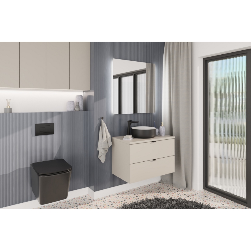 COMAD DALIA CASHMERE 82-80-46-2S - Mobile da bagno sotto lavabo DALIA beige