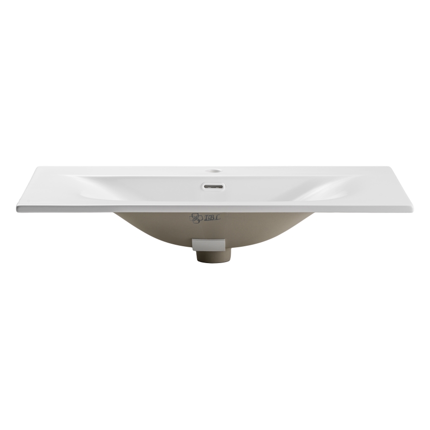 COMAD SKY 1 80 DP MATT WHITE - Lavabo da incasso SKY 46x81 cm, bianco opaco