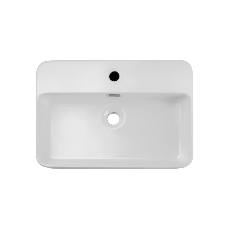 COMAD TRUST 2 BIANCO ( E-6282 ) - Lavandino da appoggio TRUST 55x38 cm ceramiche/bianco lucido