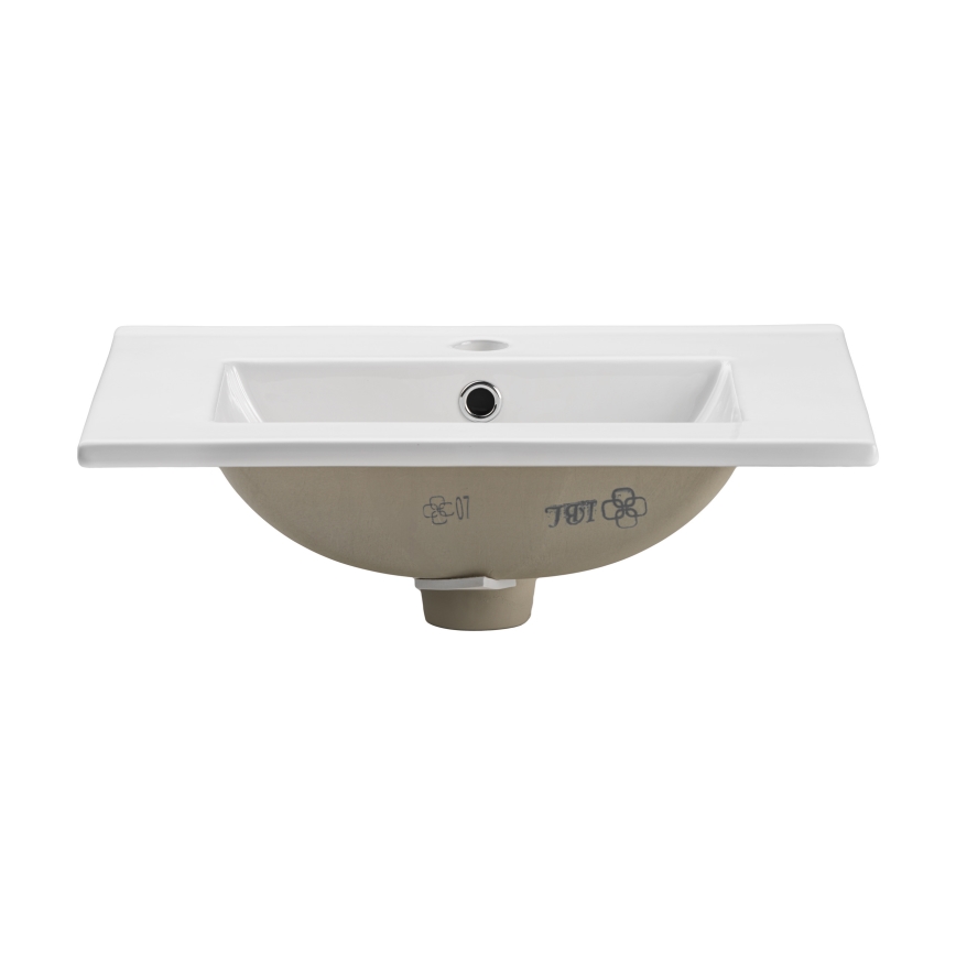 COMAD UM-2050RB DANCE 50 DP - Lavandino incassato DANCE 52x40 cm ceramiche/bianco opaco