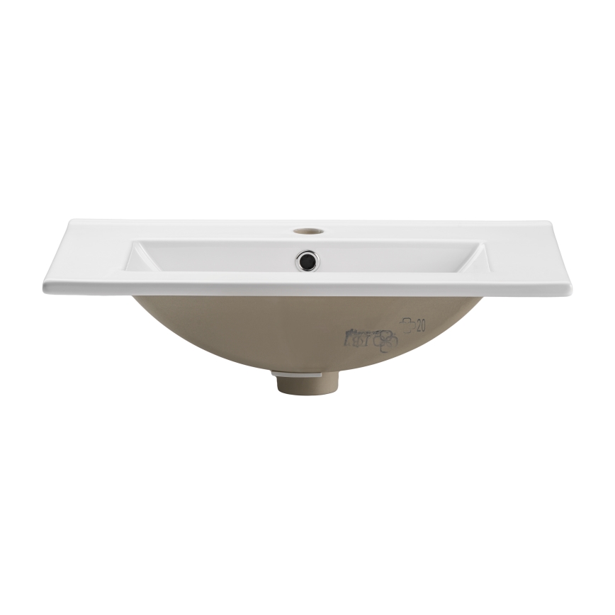 COMAD UM-2060RB DANCE 60-DP - Lavandino incassato DANCE 62x40 cm ceramiche/bianco opaco