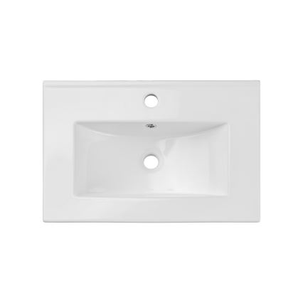 COMAD UM-2060RB DANCE 60 - Lavandino incassato DANCE 62x40 cm ceramiche/bianco lucido