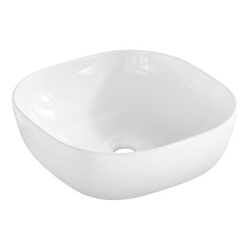 COMAD UM-6252 SMILE 40 DP - Lavabo da appoggio SMILE 41x41 cm ceramica/bianco lucido