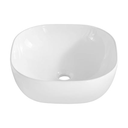COMAD UM-6252 SMILE 40 DP - Lavandino da appoggio SMILE 41x41 cm ceramiche/bianco lucido