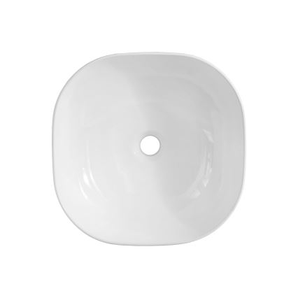 COMAD UM-6252 SMILE 40 DP - Lavandino da appoggio SMILE 41x41 cm ceramiche/bianco lucido