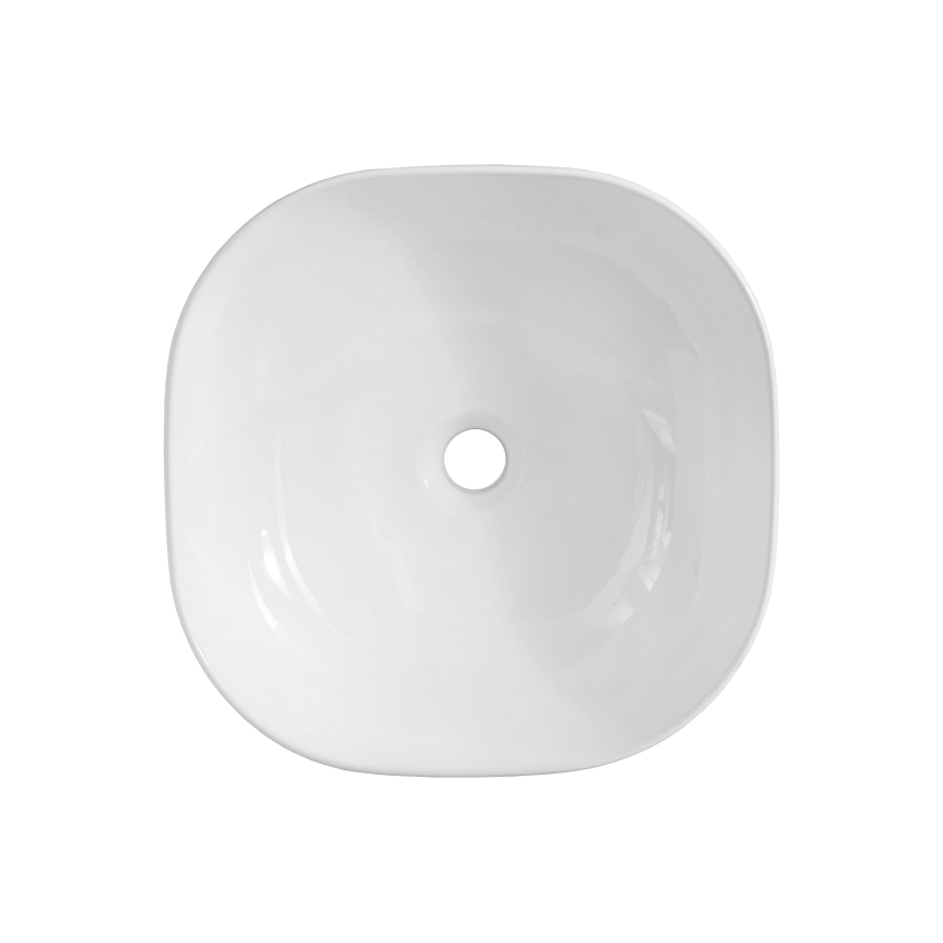 COMAD UM-6252 SMILE 40 DP - Lavandino da appoggio SMILE 41x41 cm ceramiche/bianco lucido