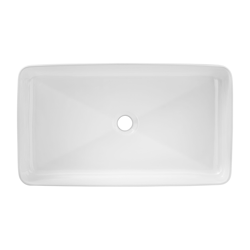 COMAD UM-6275 SLIM 60 BIANCO DP - Lavandino da appoggio SLIM 61x34 cm ceramiche/bianco lucido