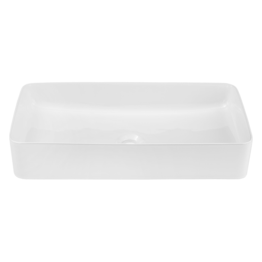 COMAD UM-6275 SLIM 60 BIANCO DP - Lavandino da appoggio SLIM 61x34 cm ceramiche/bianco lucido