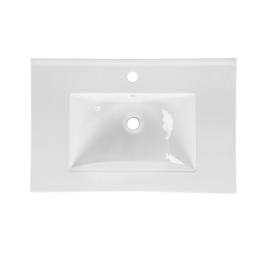 COMAD UM-CFP LAVA 80D - Lavandino incassato LAVA 81x46 cm ceramiche/bianco lucido