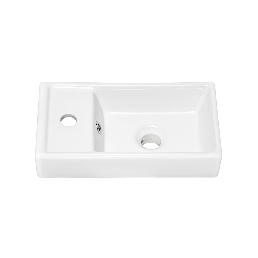 COMAD UM-VEDEA 40 - Lavandino da appoggio VEDEA 40x22 cm ceramiche/bianco lucido
