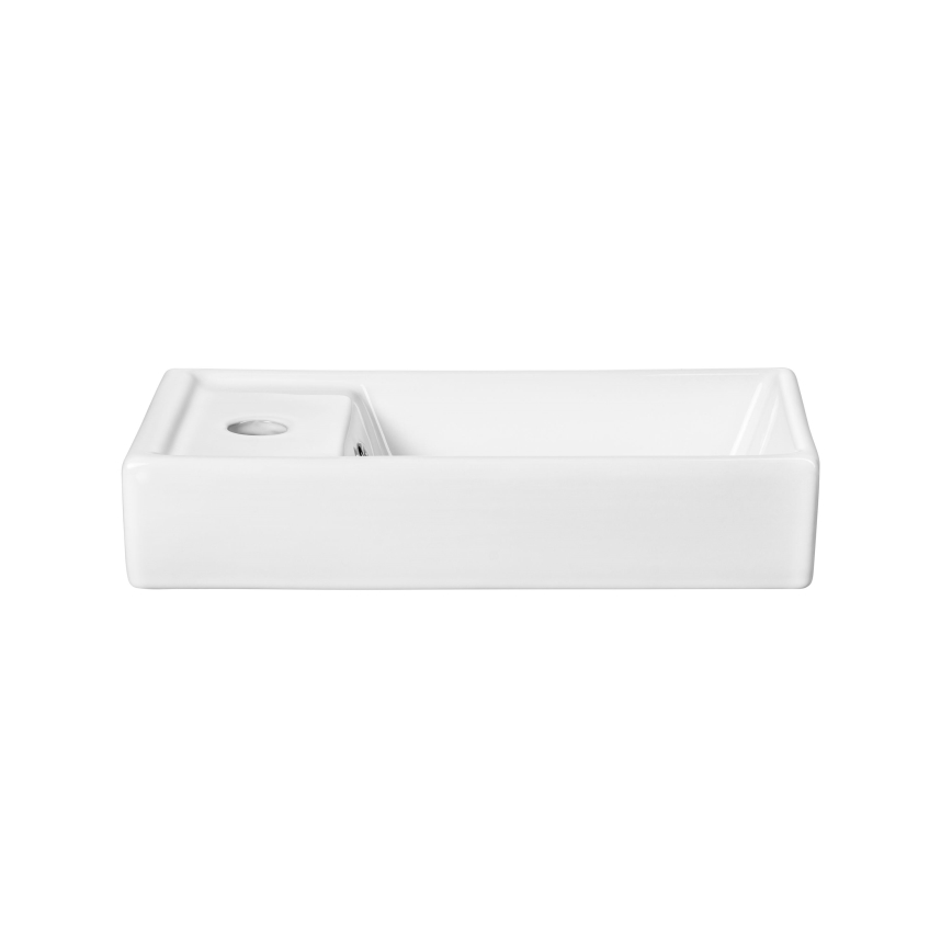 COMAD UM-VEDEA 40 - Lavandino da appoggio VEDEA 40x22 cm ceramiche/bianco lucido