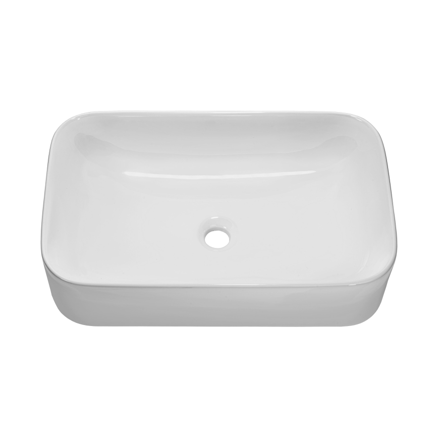 COMAD UN-KATI60-SW 7857B(60) - Lavandino da appoggio KATI 61x38 cm ceramiche/bianco lucido