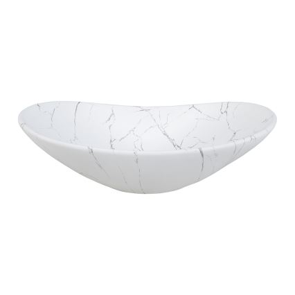 COMAD UN-LENA-MW17 - Lavandino da appoggio LENA 61,5x36 cm ceramiche/bianco opaco