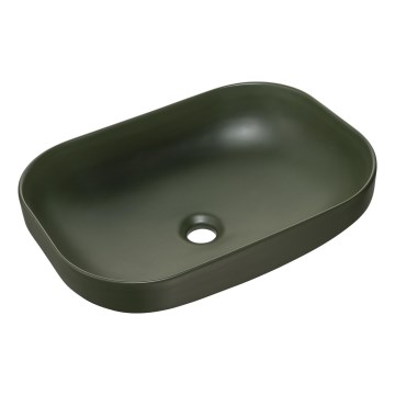 COMAD UN-NELI-MFG - Lavandino da appoggio NELI 50,4x35,2 cm ceramiche/opaco verde