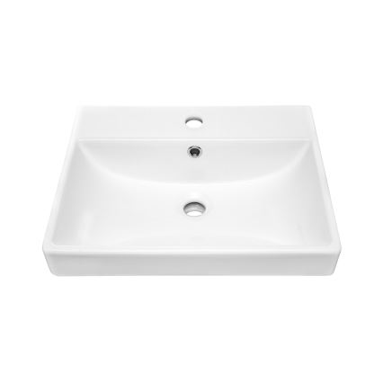 COMAD UN-RITA-GW-60 - Lavandino da appoggio RITA 60x40 cm ceramiche/bianco lucido