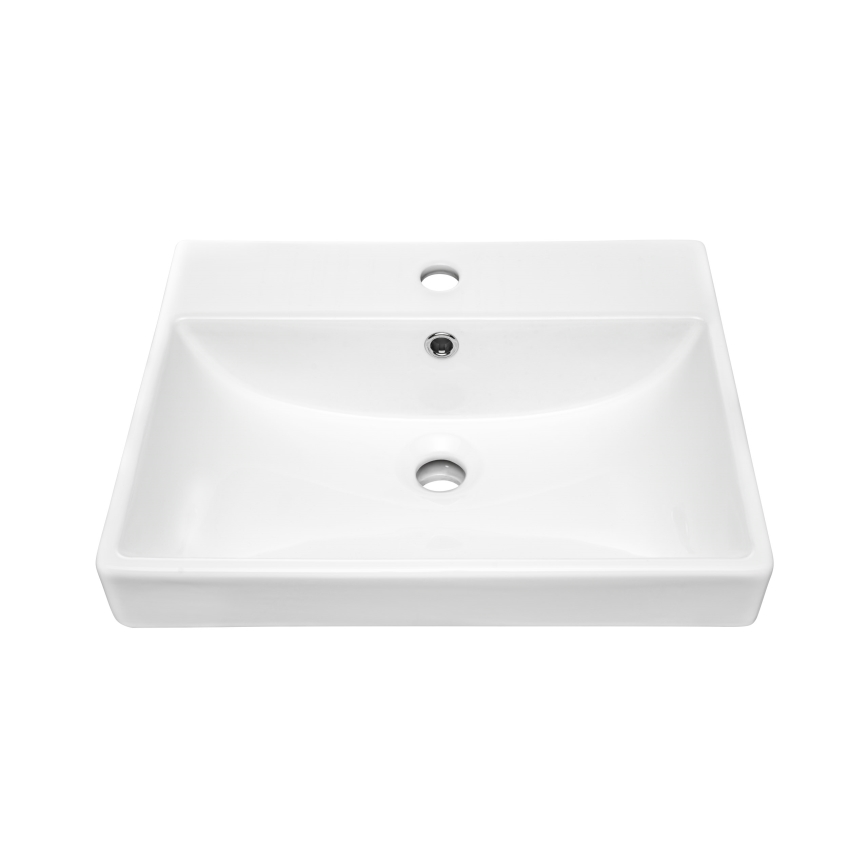 COMAD UN-RITA-GW-60 - Lavandino da appoggio RITA 60x40 cm ceramiche/bianco lucido