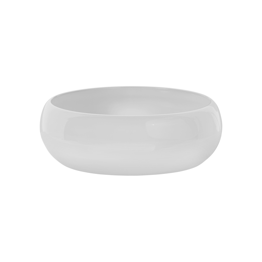 COMAD UN-WIKI-SW - Lavandino da appoggio WIKI diametro 36 cm ceramiche/bianco lucido