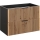 COMAD XILO BLACK WOTAN 82-80-D-2S - Mobile sottolavabo XILO nero/rovere