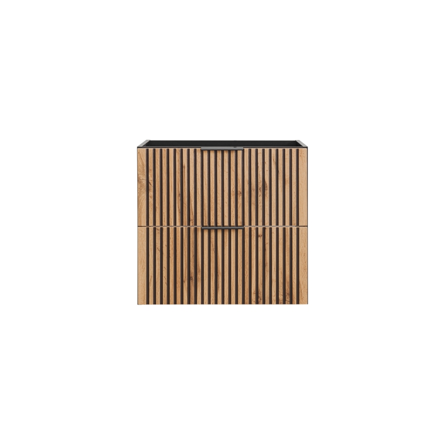 COMAD XILO BLACK WOTAN 82-80-D-2S - Mobile sottolavabo XILO nero/rovere