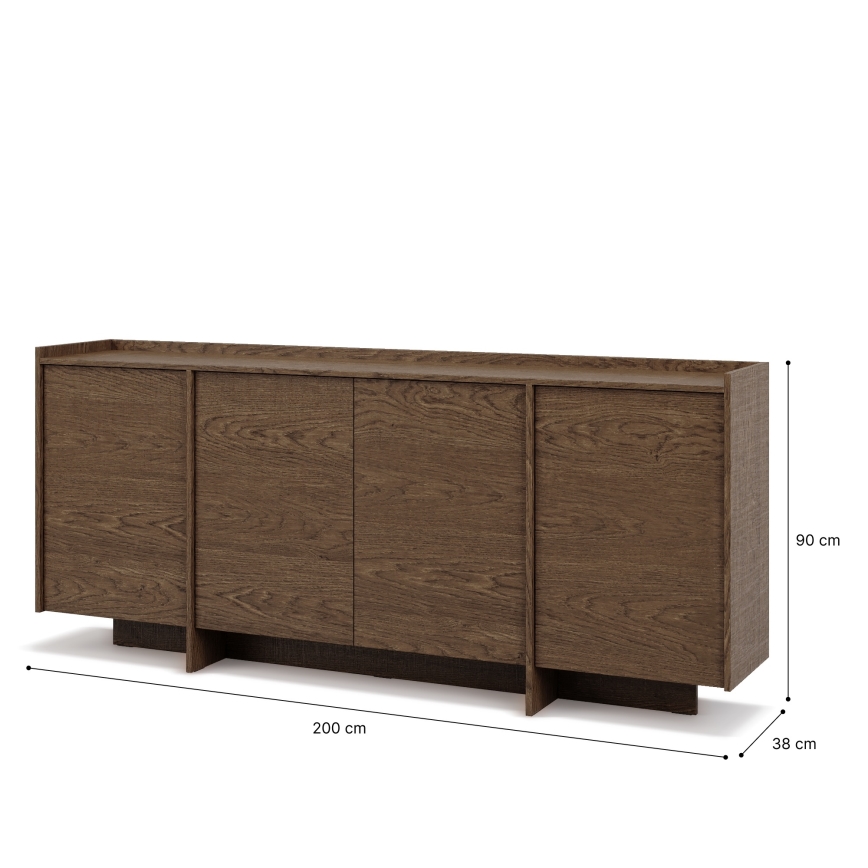Comò KEMI 200x90x38 rovere