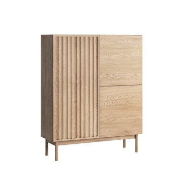 Comò KIOTO 106x130x37 cm rovere Cremona