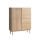 Comò KIOTO 106x130x37 cm rovere Cremona