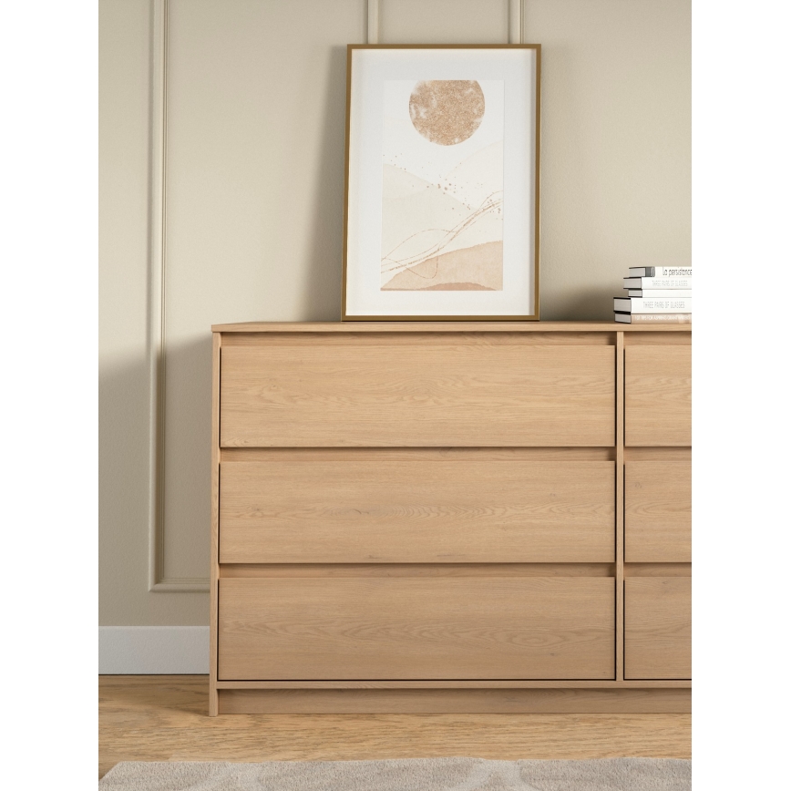 Comò MIYABI 181x86x40 cm rovere cremona