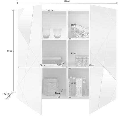 Comò TAVRI in rovere Sonoma