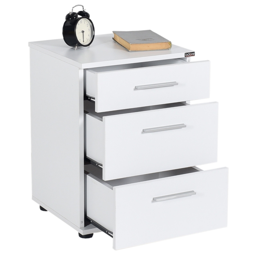 Comodino 57x40 cm bianco