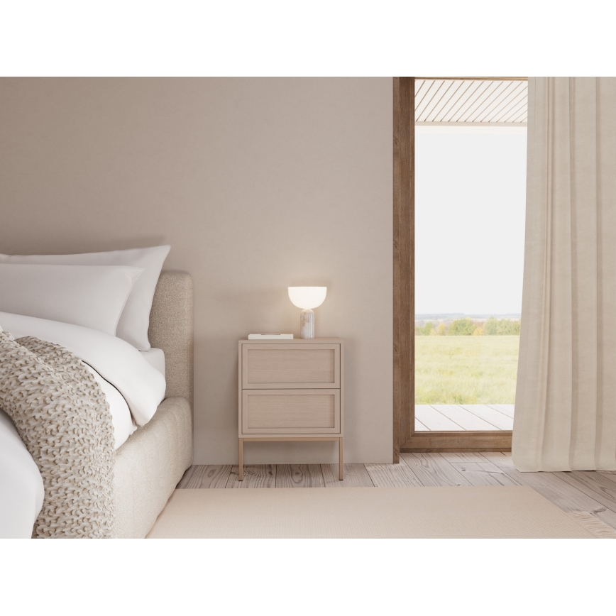 Comodino ALIN 46x40 cm tortora