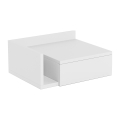 Comodino AVA 40 x 32 cm, bianco