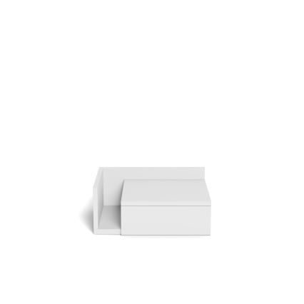 Comodino AVA 40 x 32 cm, bianco