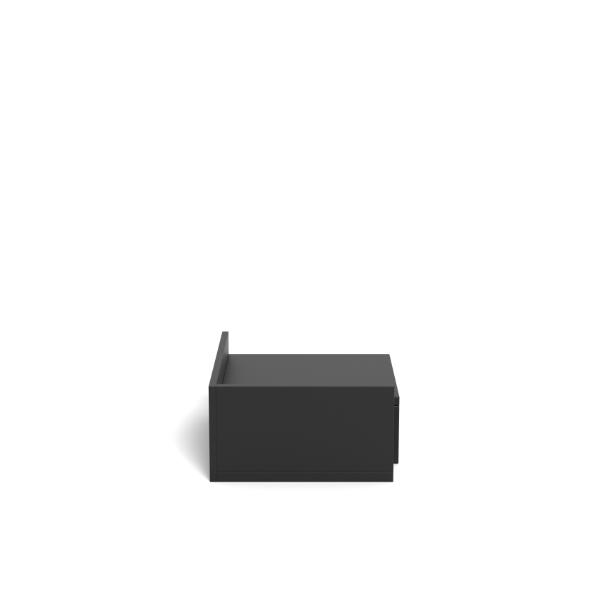 Comodino AVA 40x32 cm nero