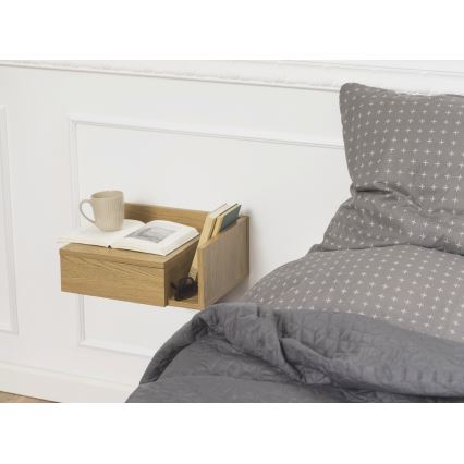 Comodino AVA 40x32 cm rovere