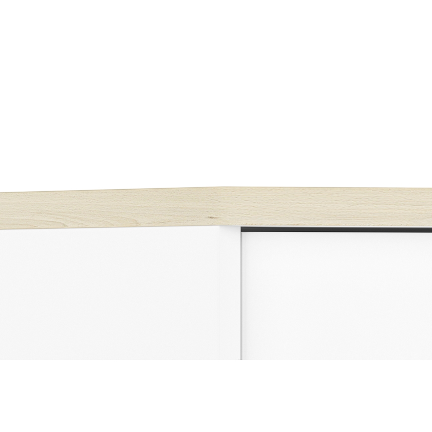 Comodino BUBO 58x69 cm bianco/beige