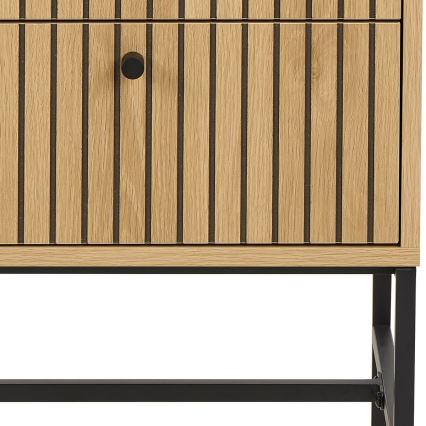 Comodino con cassetti OLIVIA rovere