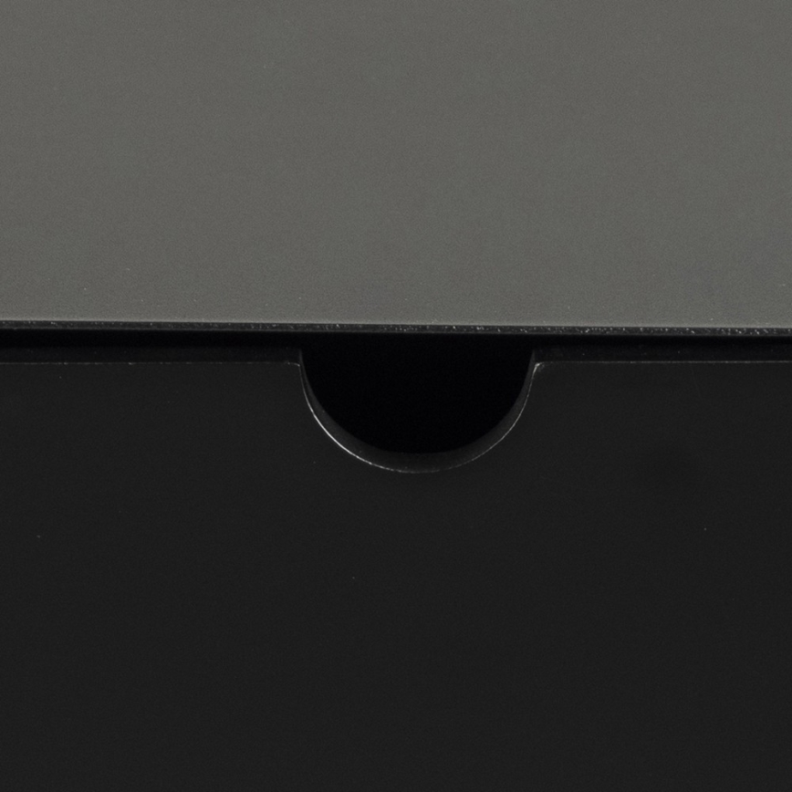 Comodino con possibilità di montaggio a parete BEKIM nero