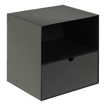 Comodino da parete BEKIM nero