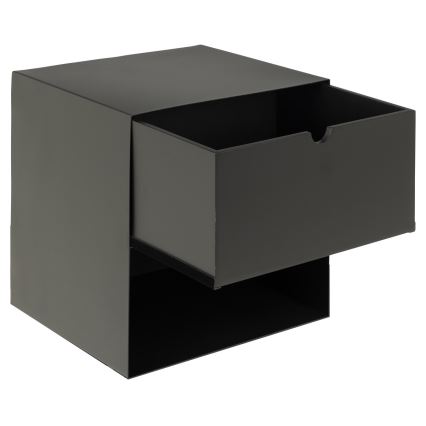 Comodino da parete BEKIM nero