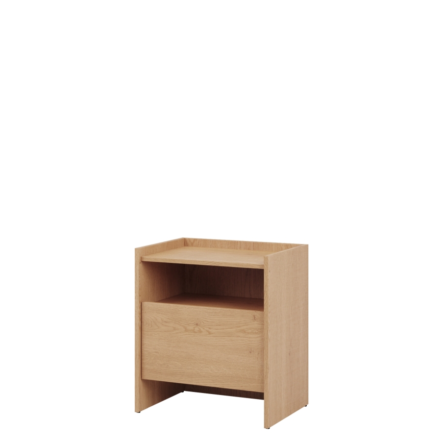 Comodino JAPANDI 53x60 cm, rovere Cremona