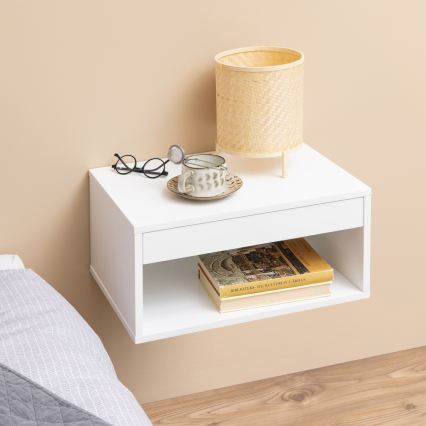 Comodino LIGNE 50 x 35 cm bianco